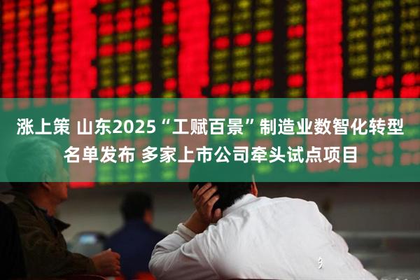 涨上策 山东2025“工赋百景”制造业数智化转型名单发布 多家上市公司牵头试点项目