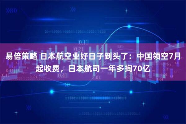 易倍策略 日本航空业好日子到头了：中国领空7月起收费，日本航司一年多掏70亿